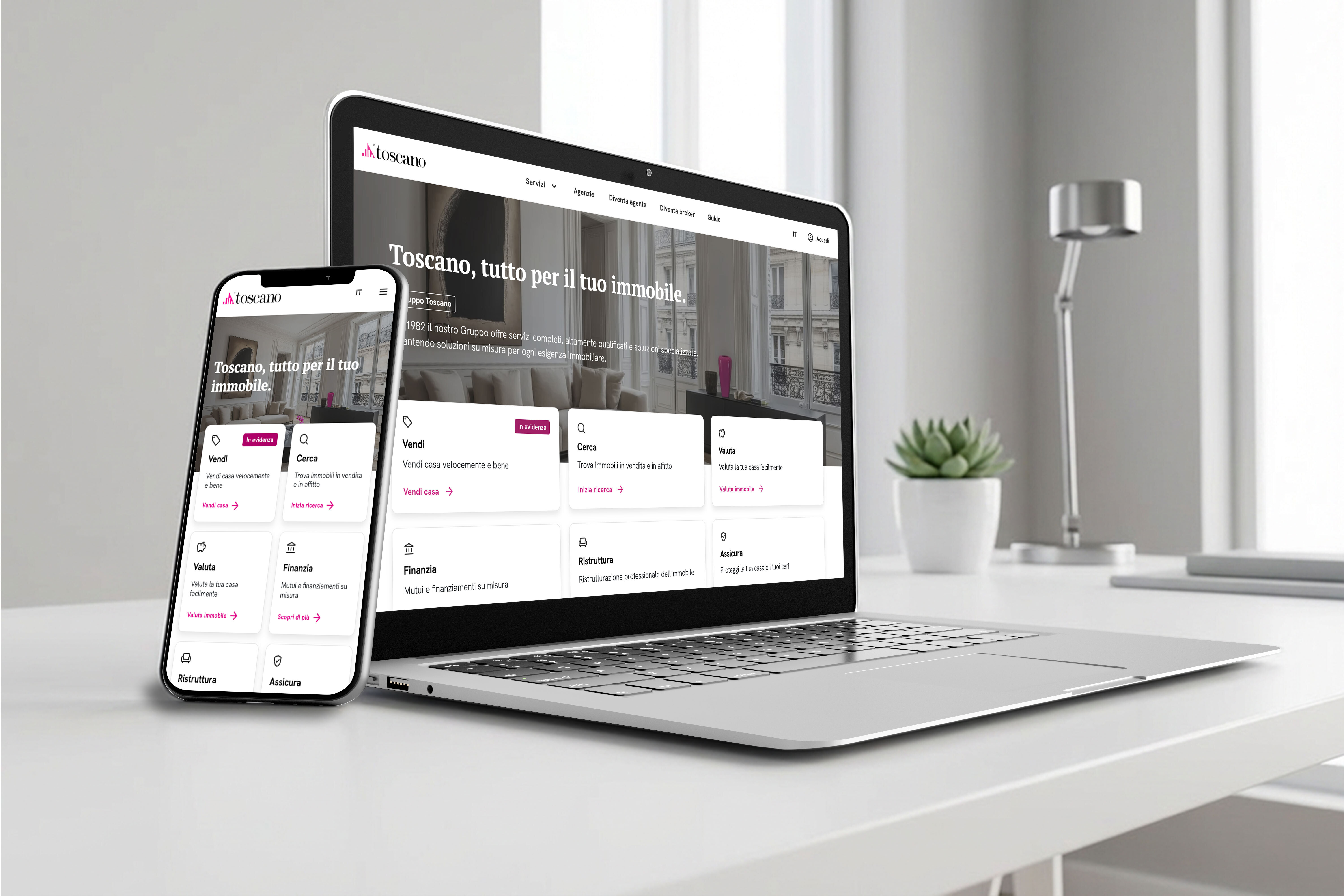 Toscano real estate portal