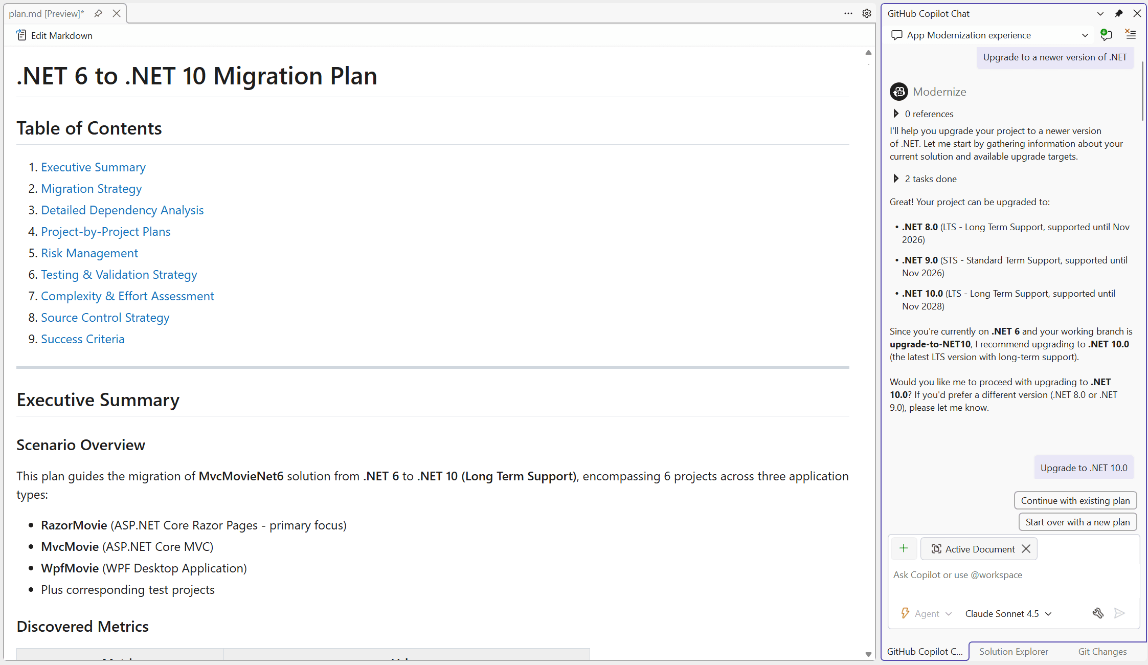 Upgrade to modern .NET with GitHub Copilot